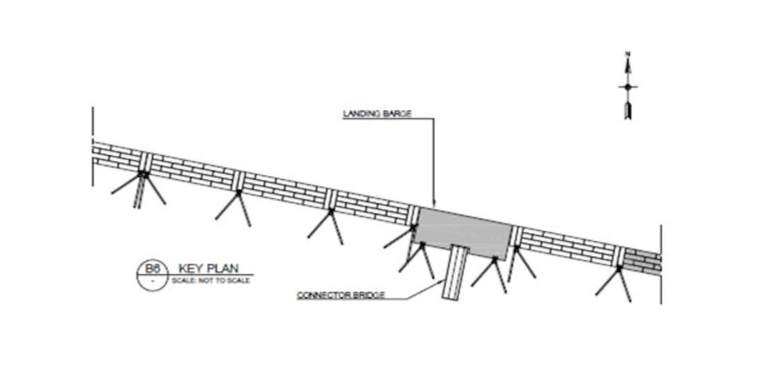The U.S. Army Corps of Engineers, Memphis District, awarded an $8.4 million firm-fixed-price contract, June 3, 2025, to Conrad Shipyard, LLC, of Morgan City, Louisiana, for the purchase of a steel-hulled deck barge. 

The barge will be used to support the Ensley Engineer Yard's stringout as a landing barge. Pictured above is a view of the setup plan for the new landing barge.