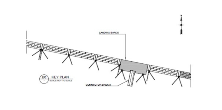 The U.S. Army Corps of Engineers, Memphis District, awarded an $8.4 million firm-fixed-price contract, June 3, 2025, to Conrad Shipyard, LLC, of Morgan City, Louisiana, for the purchase of a steel-hulled deck barge. 

The barge will be used to support the Ensley Engineer Yard's stringout as a landing barge. Pictured above is a view of the setup plan for the new landing barge.