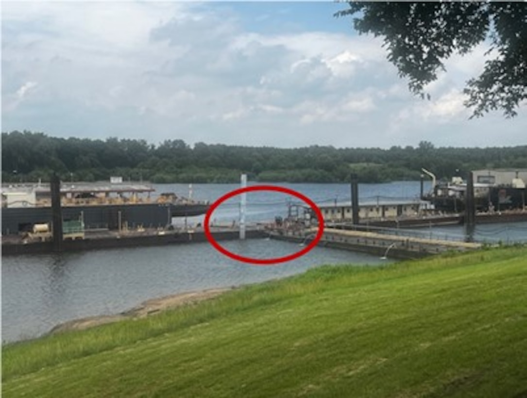 IN THE PHOTO:  The U.S. Army Corps of Engineers, Memphis District recently awarded an $8.4 million firm-fixed-price contract to Conrad Shipyard LLC, of Morgan City, Louisiana, for the purchase of a steel-hulled deck barge.

The new barge is set to replace the stringout's existing landing barge (pictured above) at the Ensley Engineer Yard maintenance facility. This replacement brings the Memphis District another step closer to completing a total restoration of the facility's stringout, a project that has been in the works for approximately five years now.