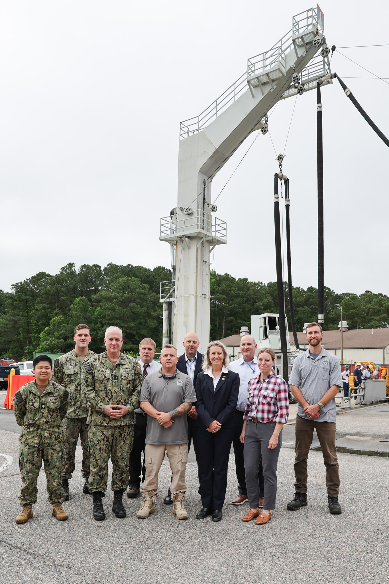 Rep. Jen Kiggans visited Military Sealift Command’s (MSC) Underway Replenishment Center (MUTC), at Joint Expeditionary Base Little Creek in Virginia Beach, Virginia.
The visit served to familiarize Kiggans with the afloat training Civil Service Mariners (CIVMARs) receive before crewing MSC’s fleet.