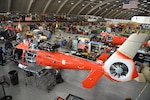 Multiple Coast Guard MH-65 Dolphin helicopters are worked on daily at the Coast Guard Aviation Logistics Center (ALC) located on Coast Guard Base Elizabeth City in Elizabeth City, North Carolina, Sep. 20, 2023. The maintenance completed here consists of a complete tear down, inspection, and repair of all 204 U.S. Coast Guard aircraft on a four year recurring schedule. (U.S. Coast Guard Photo by Petty Officer 2nd Class Ryan L. Noel)
