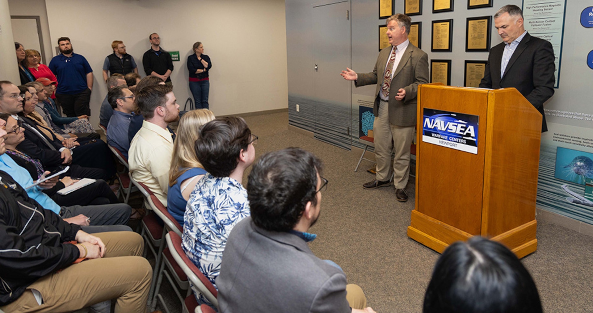 NUWC Division Newport awards ceremony recognizes 12 patent inventors, published authors
