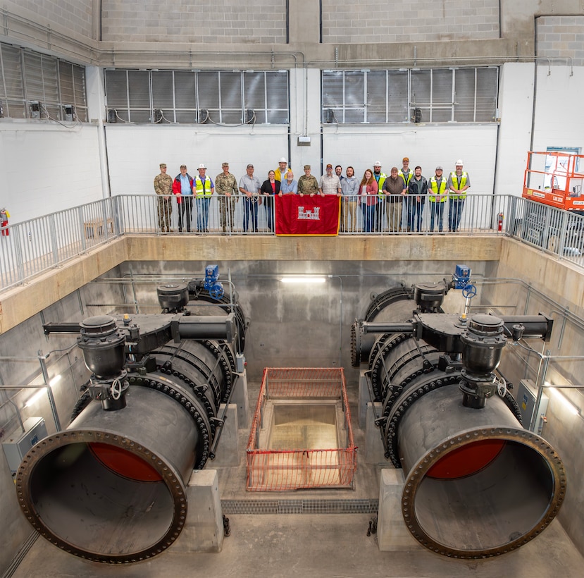 Mississippi Valley Division Commander Maj. Gen. Kimberly Peeples toured the Grand Prairie Pumping Station Project on May 2.

The $18M construction contract to complete the Grand Prairie Pumping Station was awarded to contractor partner C.J. Mahan Construction Company, LLC. The Project Delivery Team led by Project Manager Billy Grantham and our non-federal project partner, the White River Irrigation District, are on track to safely deliver a quality project on time and within budget. 
 
The Grand Prairie Pumping Station Project is a part of the larger Grand Prairie Area Demonstration Project (GPADP) located in the Eastern Arkansas Grand Prairie Region. GPADP is a comprehensive water management plan designed to deliver surface water to farmers and reduce the use of groundwater from the Alluvial and Sparta Aquifers.  

The Grand Prairie Pumping Station will pull surface water from the White River near De Valls Bluff, Arkansas, and deliver it though a system of reservoirs, canals, and pipelines to irrigate about 40,000 acres of rice fields.  This supplemental system is designed to fill on-farm reservoirs that store the water, which supplies a portion of each farmers' irrigation needs.