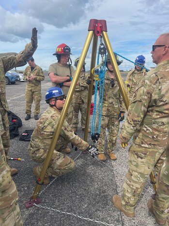 In April 2025, warriors from the 171st, 193rd, and 142nd U.S. Air National Guard Fire & Emergency Services units trained alongside Royal New Zealand Air Force counterparts during Exercise Southern Steel, a bilateral event focused on enhancing emergency response interoperability and the Five Eyes alliance.
