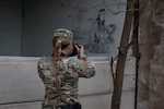 Soldier with camera