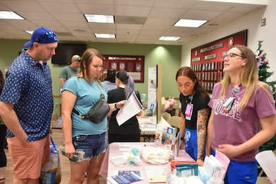 Expectant mothers turned out at the Fort Bragg Maternity fair hosted by Womack Army Medical Center on Saturday, April 26. More than 400 attendees showed up for the event.