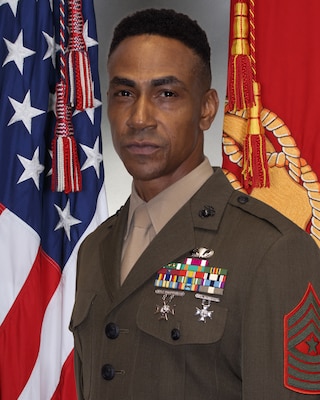 Portrait of Sergeant Major Clifford Fincham