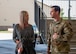 U.S. Maj. Andrew Tripplet, 5th Comptroller Squadron commander, speaks with a member of the city of Minot community during a Military Affairs Committee (MAC) luncheon at Minot Air Force Base, North Dakota, June 5, 2025. Hosted regularly by both the Minot Area Chamber Economic Development Corporation (EDC) and Minot AFB, the MAC lunch provides a platform for civic leaders and military personnel to connect, exchange ideas, and stay informed about the base’s mission and activities. (U.S. Air Force photo by Senior Airman Alex Nottingham)