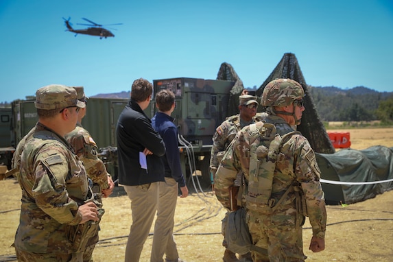 Congressional staff delegation observes Army Reserve readiness at Operation Mojave Falcon