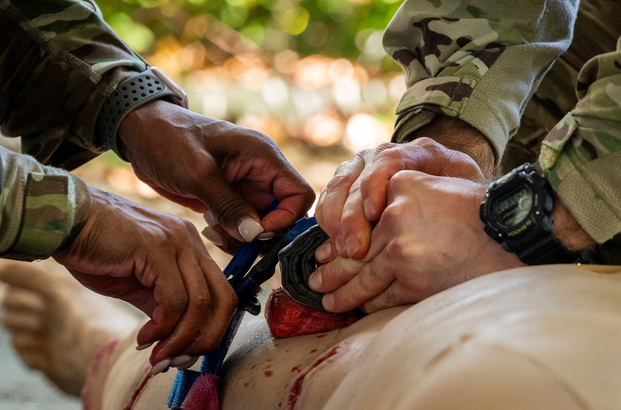 Medical combat training