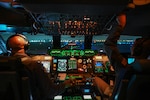 Lt. Col. Christopher Jones (left), 356th Airlift Squadron commander and a C-5 instructor pilot, and Maj. Ben Ernst (right), a 68th Airlift Squadron pilot, taxi a 433rd Airlift Wing C-5M Super Galaxy during Exercise Southern Star ‘25 at Arturo Merino Benitez International Airport in Santiago, Chile, June 3, 2025. Southern Star ‘25 is a multinational special operations exercise taking place across Chile from May 26 to June 8, uniting forces from six nations and 10 observing countries, totaling more than ,2700 participants to enhance interoperability and strengthen global SOF partnerships through joint training from as far north as Antofagasta to the southern region of Punta Arenas. (U.S. Air Force photo by Julian Hernandez)