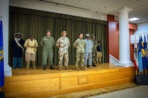 U.S. Army Cyber Center of Excellence and Fort Eisenhower hosted an Army Heritage Month celebration featuring a historical uniform presentation, workforce recognition honoring excellence in service, and guest speakers highlighting the Army’s rich history, June 6, 2025, at the Eisenhower Conference and Catering Center. The event served as a tribute to the Army’s enduring legacy and a reflection of its continued dedication to those who serve and support the mission.