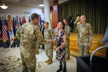 U.S. Army Cyber Center of Excellence and Fort Eisenhower hosted an Army Heritage Month celebration featuring a historical uniform presentation, workforce recognition honoring excellence in service, and guest speakers highlighting the Army’s rich history, June 6, 2025, at the Eisenhower Conference and Catering Center. The event served as a tribute to the Army’s enduring legacy and a reflection of its continued dedication to those who serve and support the mission.