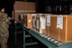 Airman 1st Class Maiejane Cuaresma, Traffic Management Office inbound cargo technician, inspects a delivery at Minot Air Force Base, North Dakota, Jun 3, 2025. The Traffic Management Operations team is responsible for coordinating the shipment of cargo, equipment, and personnel to support military operations. (U.S. Air Force Senior Airmen Alex Nottingham)