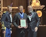 Michael Heffernan receives the AG Corps Civilian of the Year award at the 250th Anniversary Ball on June 6, 2025, in recognition of his outstanding service to USARC G-1.