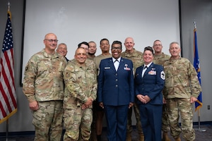 Chief Master Sgt. Tabiya Wescott was honored by family, friends, and her fellow Airmen during her recent promotion ceremony at Joint Base McGuire-Dix-Lakehurst, N.J., June 7, 2025.