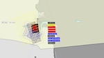 A graphic of search patterns run by several U.S. Coast Guard assets is shown for the search of a missing Cessna 414.