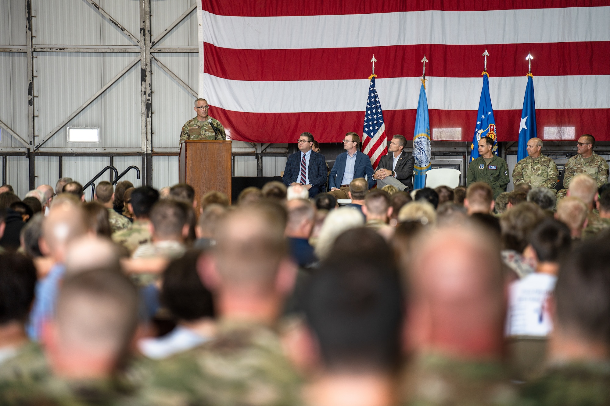 The 114th Fighter Wing held a Welcome Home Ceremony to honor more than 180 Airmen who recently returned from deployments to key locations across U.S. Central, Southern, and Pacific Commands, supporting contingency operations from July 2024 through April 2025.