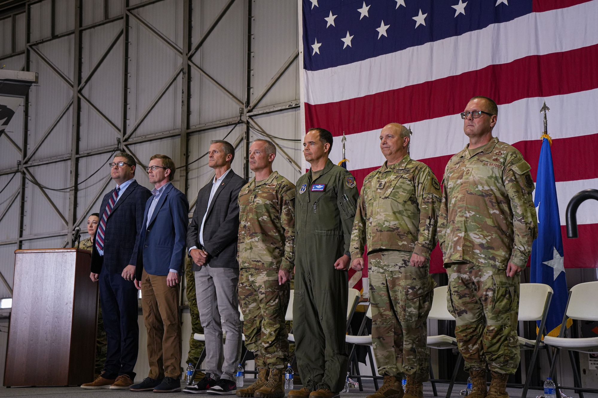 The 114th Fighter Wing held a welcome home ceremony to honor more than 180 Airmen who recently returned from deployments to key locations across the U.S. Central, Southern, and Pacific Commands, supporting contingency operations from July 2024 through April 2025.