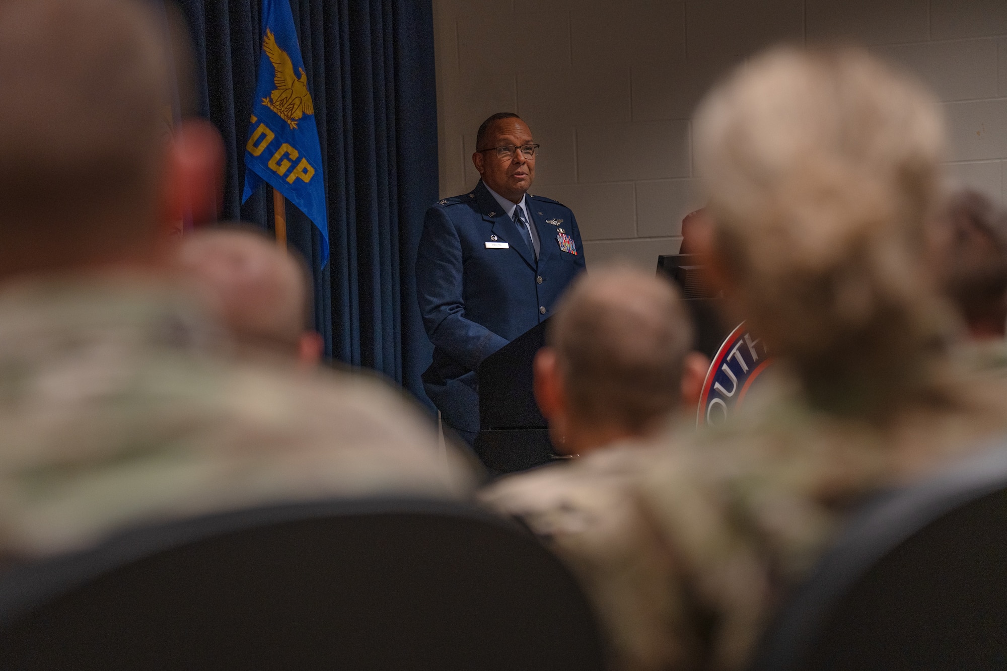 Col. Manuel Colon-DeJesus, outgoing commander, 114th Medical Group, relinquished command of the 114th Medical Group to Lt. Col. Matthew Erpenbach, incoming commander, 114th Medical Group.