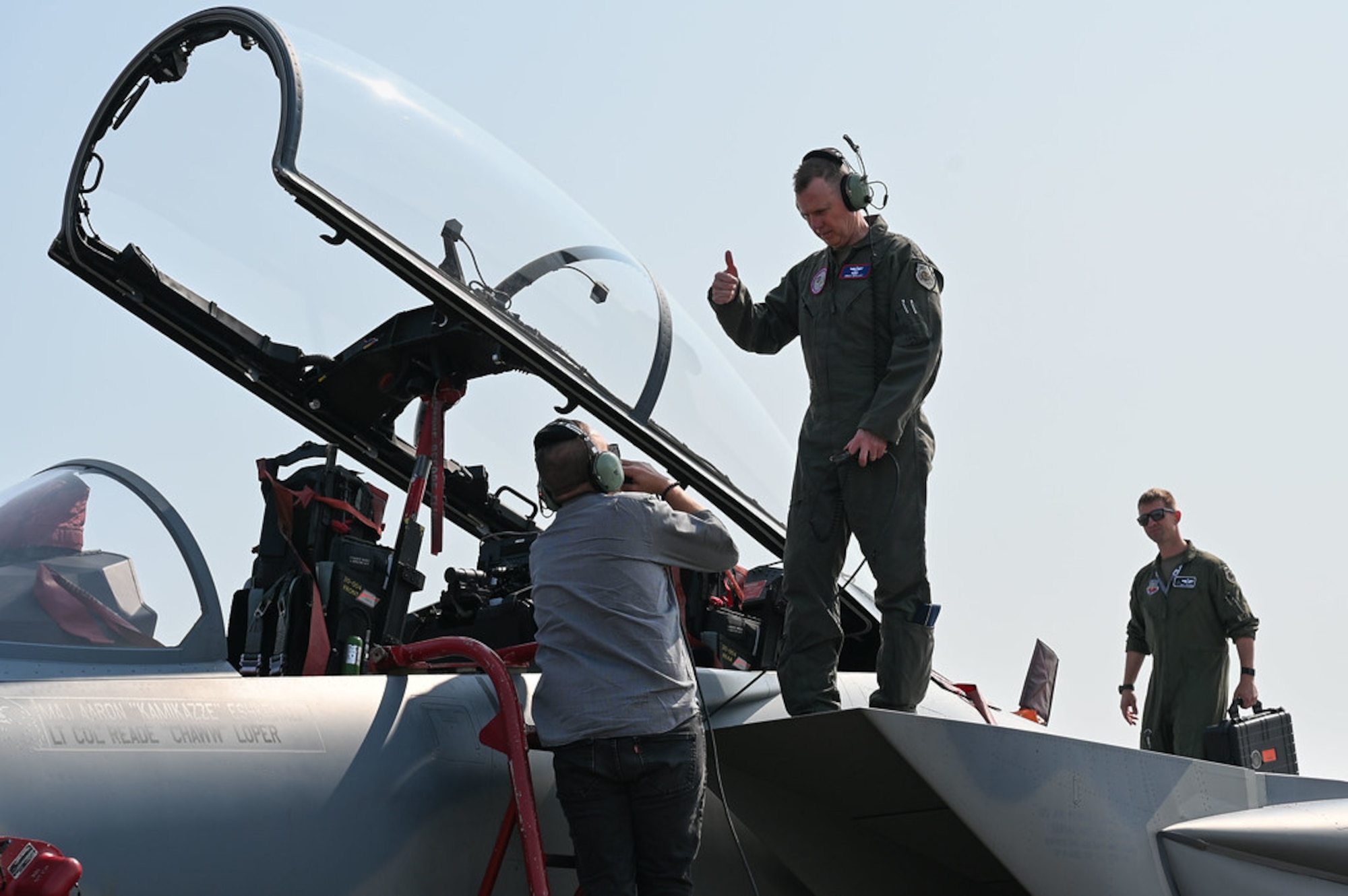 NORAD, USNORTHCOM commander visits F-15EX program
