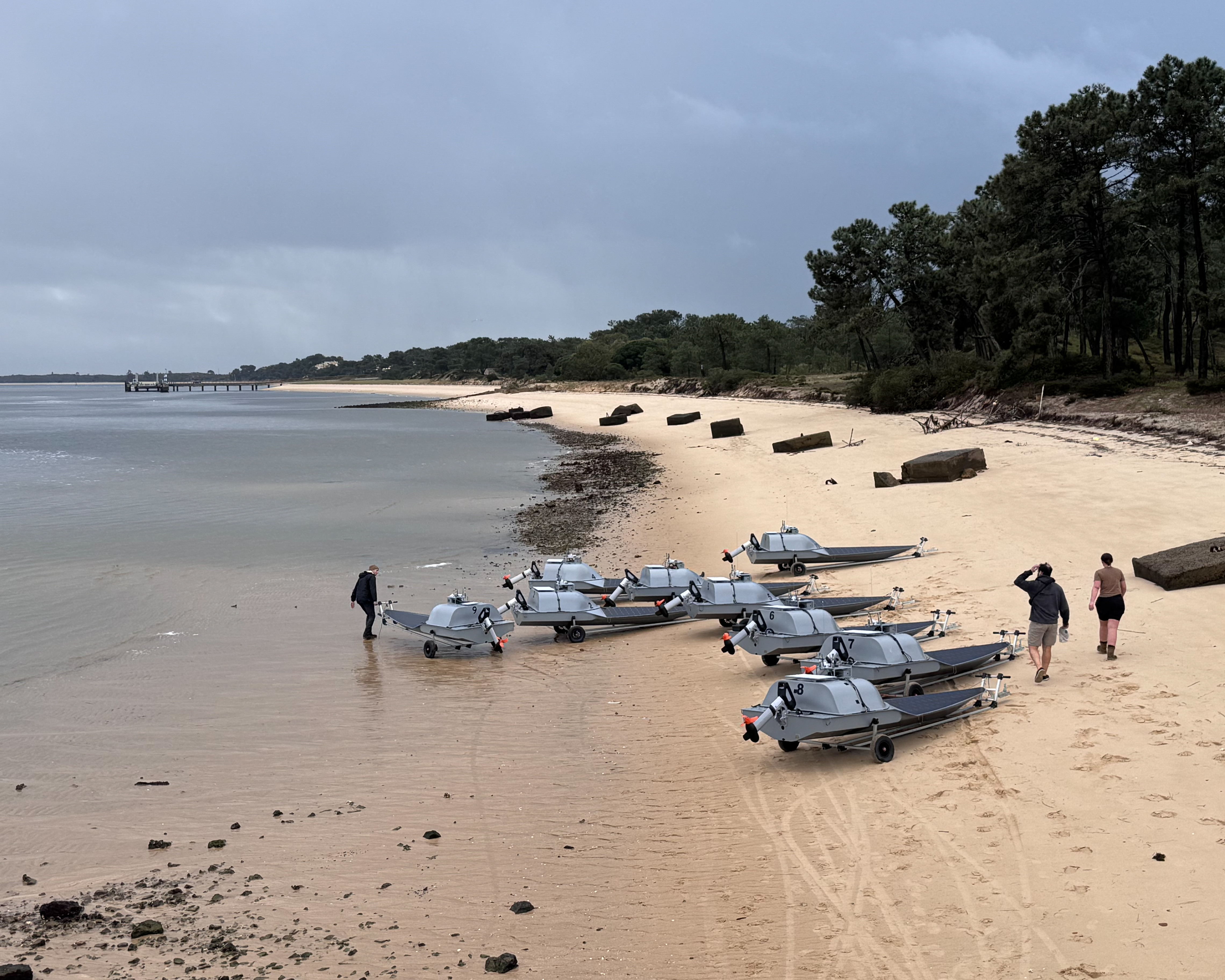 Engineers from the Unmanned Naval Innovation Team (UNIT) at Naval Information Warfare Center (NIWC) Atlantic in Charleston, South Carolina, took technology designed to improve the command and control (C2) capabilities of self-driving boats to a demonstration in Portugal.