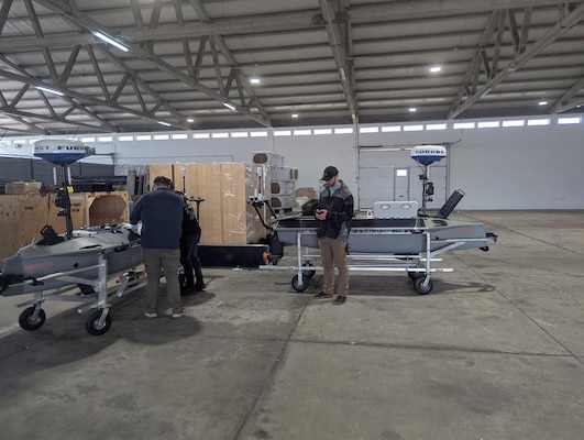 Engineers from the Unmanned Naval Innovation Team (UNIT) at Naval Information Warfare Center (NIWC) Atlantic in Charleston, South Carolina, took technology designed to improve the command and control (C2) capabilities of self-driving boats to a demonstration in Portugal.