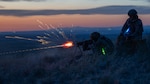 Airman assigned to the 124th Security Forces Squadron, Idaho Air National Guard, participate in heavy weapons qualifications, June 6, 2025 at the Sayler Creek Range, Idaho. Each Airman had to qualify on the M240 machine gun, M249 Squad Automatic Weapon, and Mk19 grenade launcher.