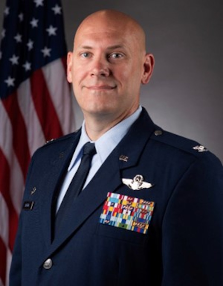 Colonel Brendan P. Hopkins, Commander, 6th Operations Group, MacDill Air Force Base, Florida. (U.S. Air Force photo)