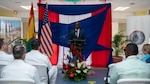 250610-N-DF135-1044 ST. GEORGE’S, GRENADA (June 10, 2025) Honorable Philip Telesford, Minister of Health of Grenada, speaks at the Continuing Promise 2025 opening ceremony in St. George’s, Grenada, June 10, 2025. Continuing Promise 2025 is the 16th iteration of the U.S. 4th Fleet/U.S. Naval Forces Southern Command-led Mission since 2007, which aims to foster goodwill, strengthen existing partnerships with partner nations, and form new partnerships between host nations, non-federal entities, and international organizations. (U.S. Navy photo by Mass Communication Specialist 2nd Class Deven Fernandez)