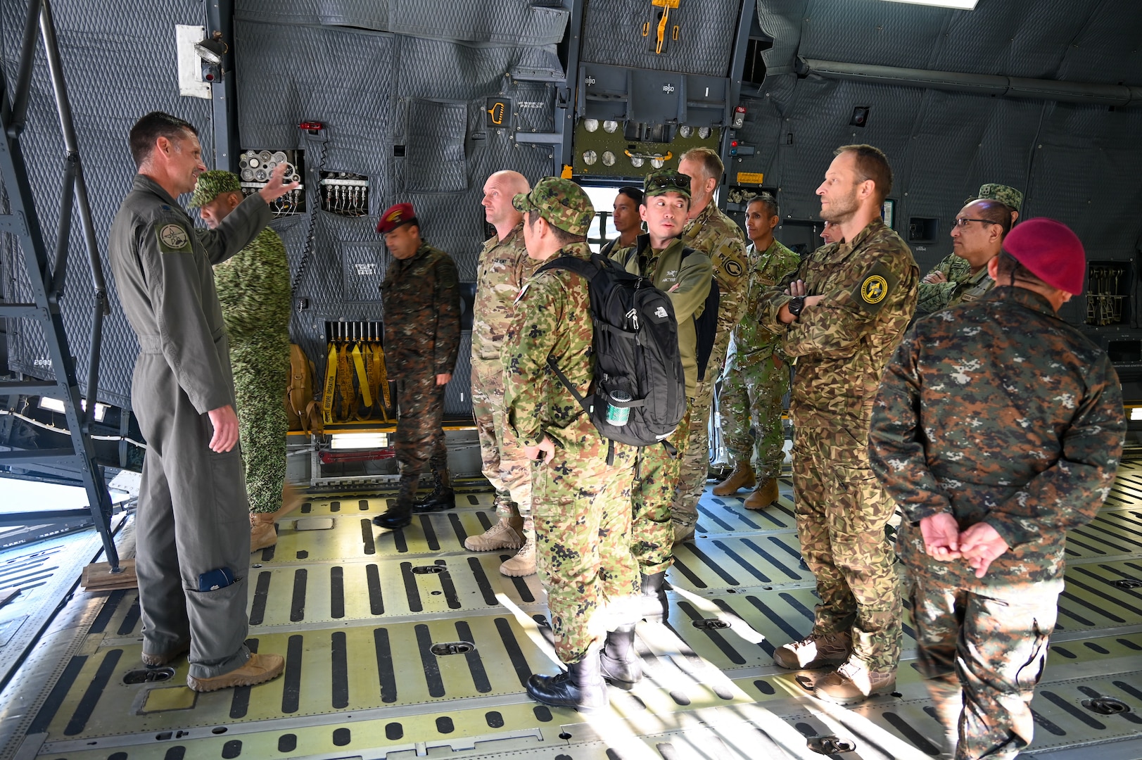 Partner Nation Leaders Visit 433rd AW C-5M During Southern Star ’25