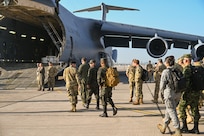 Partner Nation Leaders Visit 433rd AW C-5M During Southern Star ’25