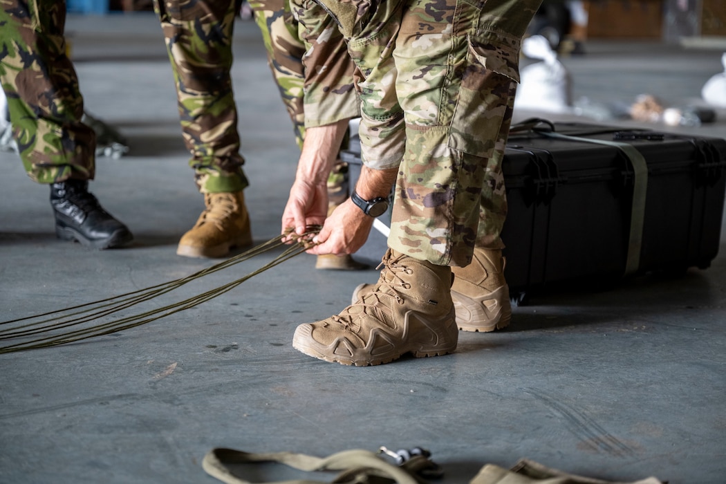 Airman instructs partner nation members