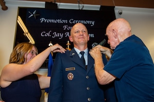 Family pins newly promoted general