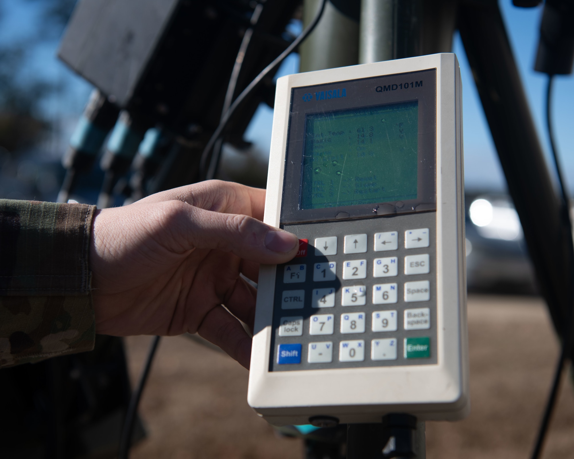 View of weather equipment