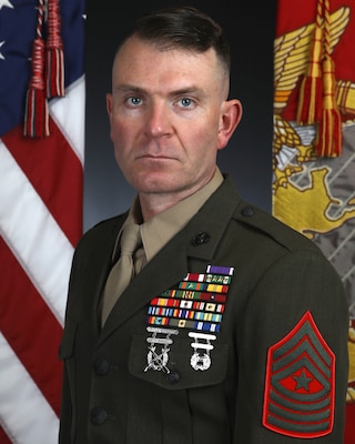 Portrait of Sergeant Major Christopher M. Thomas