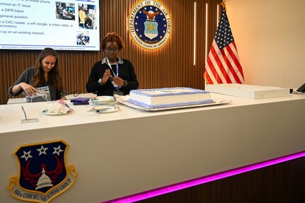 New help desk opening with signage