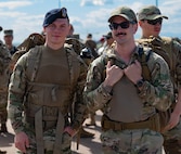Two Airmen posing for a photo.