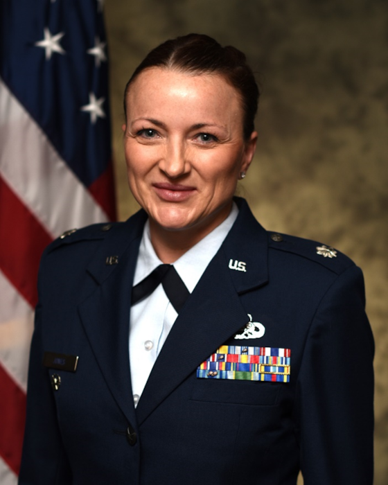woman poses for photo