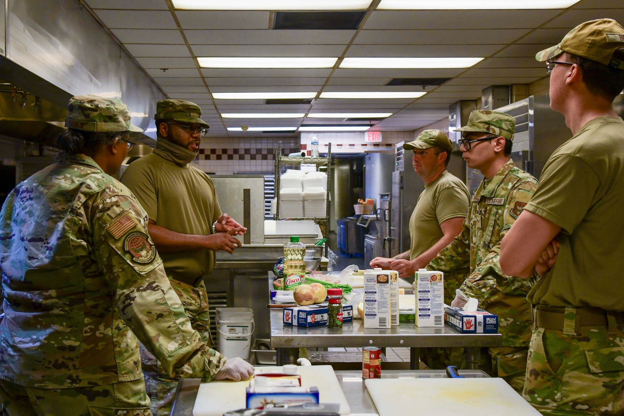 Holmes introduced the first course in a new culinary training series that goes beyond basic food preparation with a strategic purpose to train multi-capable Airmen and redefine excellence in food service operations across Air Force Reserve Command.