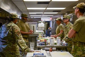 Holmes introduced the first course in a new culinary training series that goes beyond basic food preparation with a strategic purpose to train multi-capable Airmen and redefine excellence in food service operations across Air Force Reserve Command.