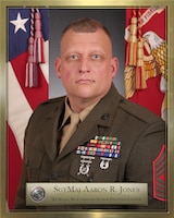 Sergeant Major Aaron R. Jones Bio Photo
