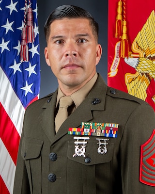 Portrait of Sergeant Major Wilfredo Arellano
