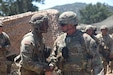 On June 4–5, 2025, Army Reserve senior leaders—LTG Robert D. Harter, CSM Gregory  Betty, and CW5 Lashon White—visited Fort Hunter-Liggett, California, during Operation Mojave Falcon 2025. The team engaged with Soldiers across multiple training sites, observing large-scale integrated training involving more than 9,000 participants. The exercise is a first-of-its-kind Army Reserve event integrating CSTX, Global Medic, QLLEX, Port Operations, Nationwide Move, and NTC. (U.S. Army Reserve photo by Capt. William Stroud, 311th Expeditionary Sustainment Command)