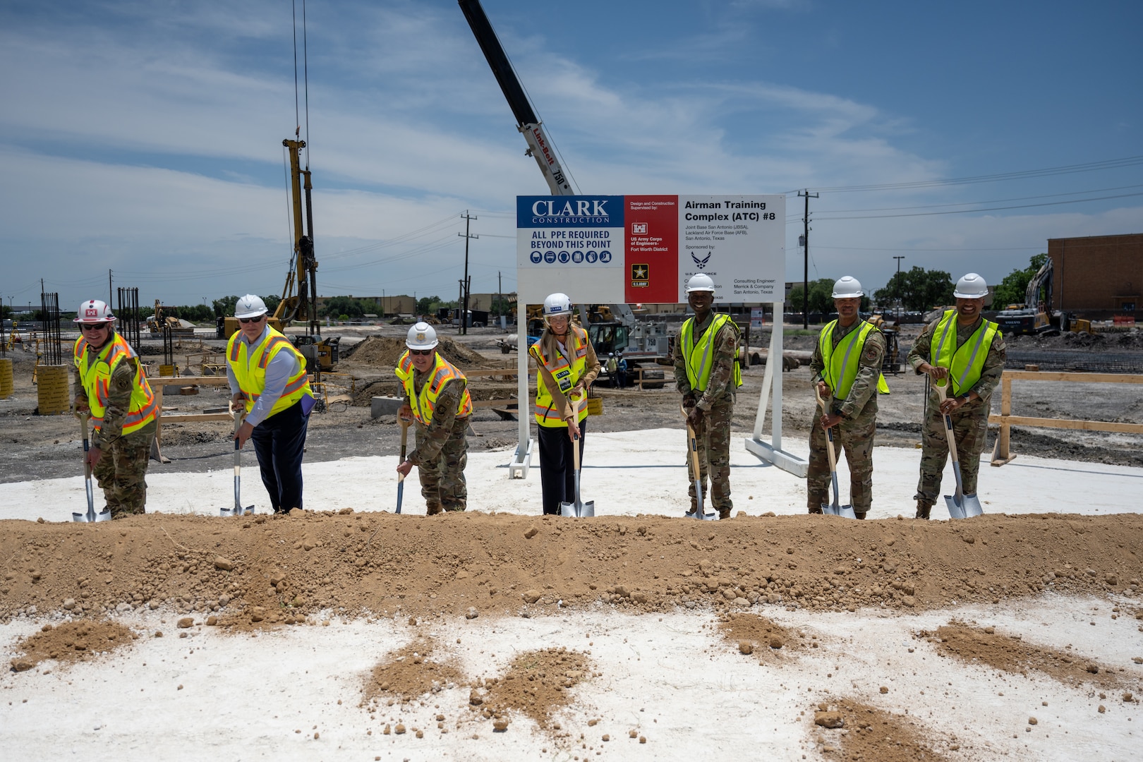 Groundbreaking Ceremony for Airman Training Complex 8, June 10, 2025