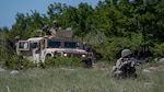 Maryland Army National Guard Soldiers of the 200th Military Police Company, 115th Military Police Battalion, and members of the Armed Forces of Bosnia and Herzegovina Light Infantry Battlegroup conduct reconnaissance and convoy situational training with oppositional forces during Immediate Response–DEFENDER 25, near the Red Land Training Area, Knin, Croatia, June 1, 2025. Immediate Response 25 is a U.S. Army large-scale exercise enhancing NATO integration through state partnership readiness programs, such as between the Maryland National Guard and Armed Forces of Bosnia and Herzegovina, to further equip NATO’s regional plans and uphold U.S. commitments to the Alliance.