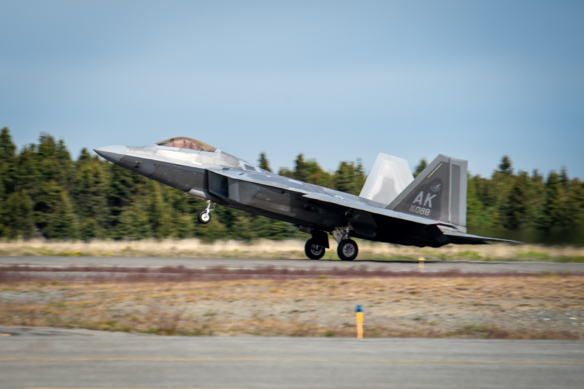 Airmen assigned to the 673d Air Base Wing and 3rd Wing came together to form the 3rd AEW during the exercise, testing and training their ability to receive and launch F-22 Raptor aircraft in austere locations and execute Agile Combat Employment techniques in preparation for Exercise Resolute Force Pacific.