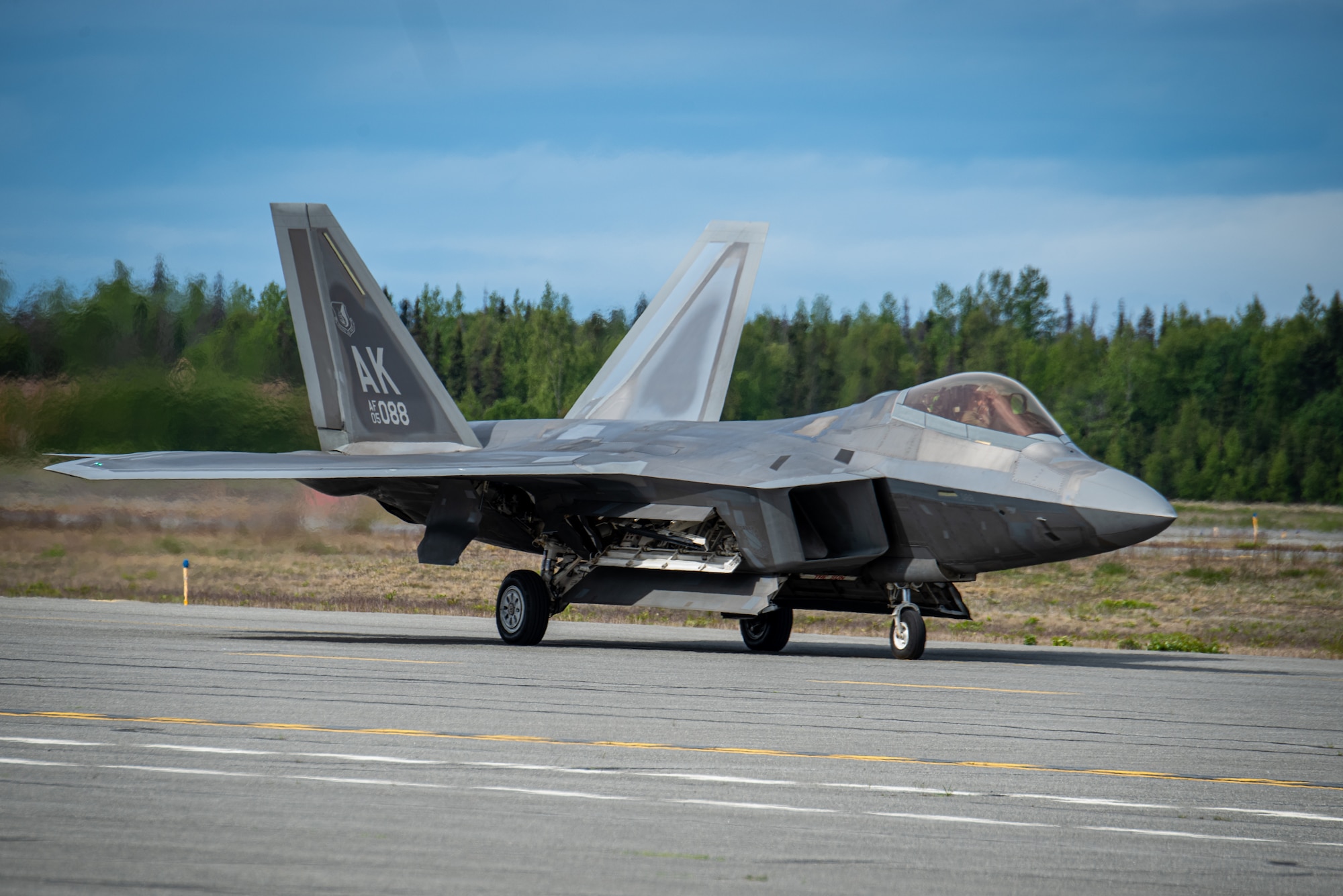 Airmen assigned to the 673d Air Base Wing and 3rd Wing came together to form the 3rd AEW during the exercise, testing and training their ability to receive and launch F-22 Raptor aircraft in austere locations and execute Agile Combat Employment techniques in preparation for Exercise Resolute Force Pacific.