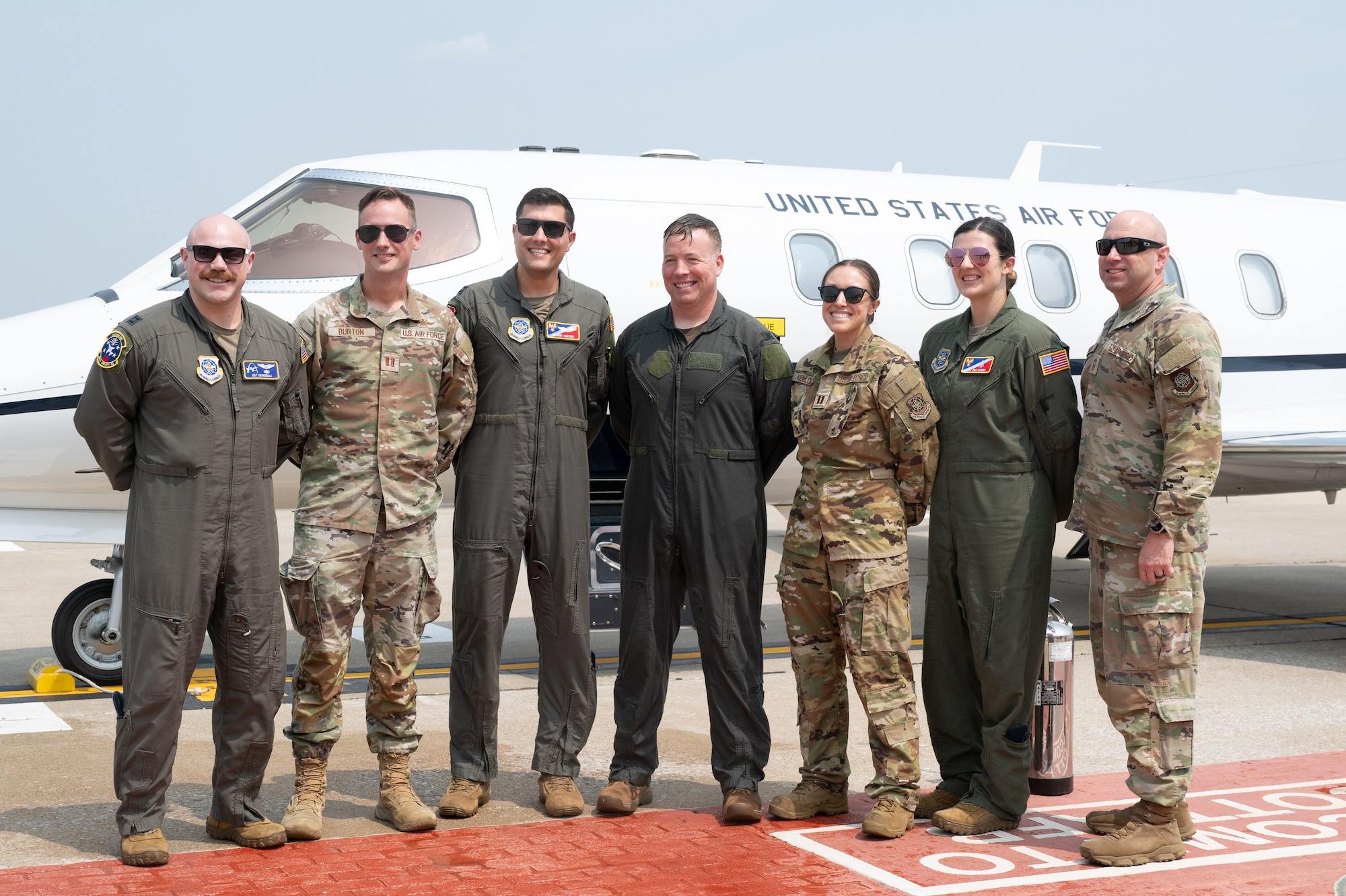 U.S. Air Force Col. John D. Poole fini flight
