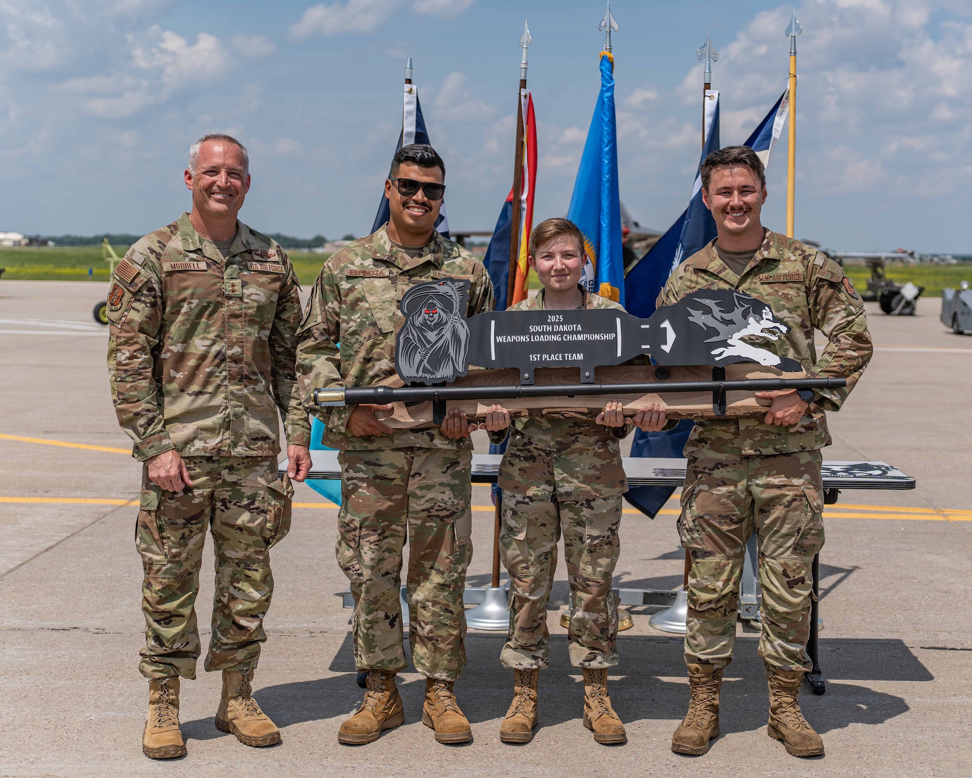 Swamp Fox weapons load crew takes first place at inaugural Air National Guard competition